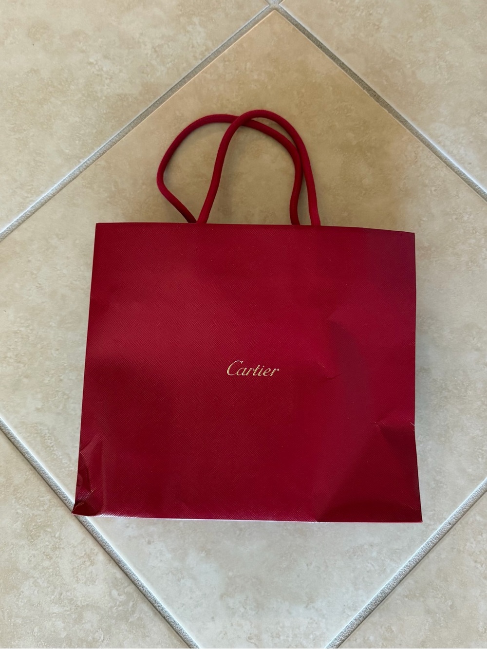 Cartier Red Tote Bag